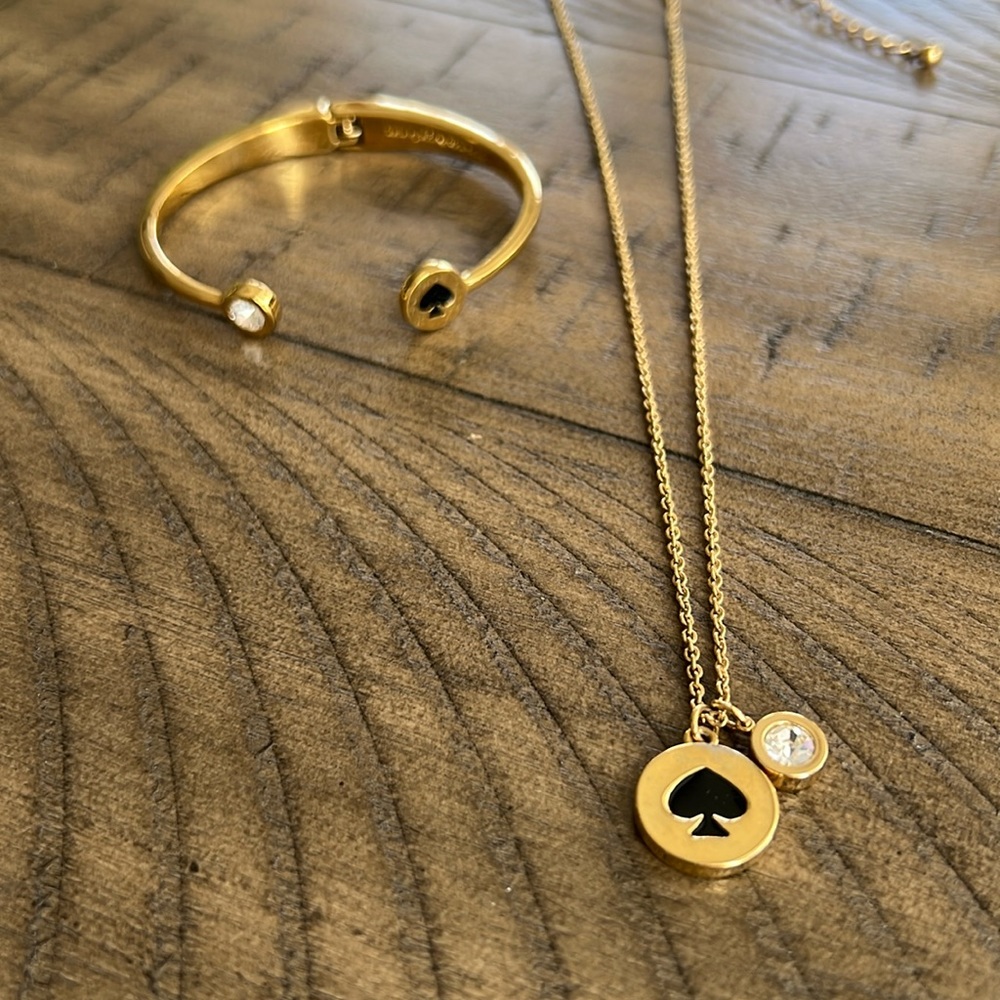 Kate Spade Necklace and Bangle